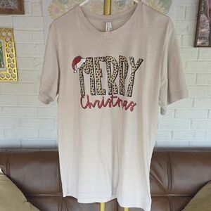 Bella Canvas Beige Leopard Print Tee